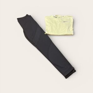 Nike Yellow and Black Girls Active Wear